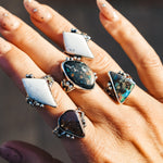 The Boulder Opal Ring (Size 9) - Golden Road Crafted
