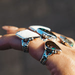 The Boulder Opal Ring (Size 9) - Golden Road Crafted