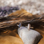 The Canyon Wrap Cuff in Pearl & Kyanite - Golden Road Crafted