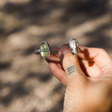 The Canyon Wrap Cuff in Pearl & Kyanite - Golden Road Crafted
