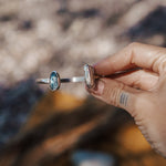 The Canyon Wrap Cuff in Pearl & Kyanite - Golden Road Crafted