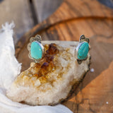 The Canyon Wrap Cuff in Tyrone Turquoise - Golden Road Crafted