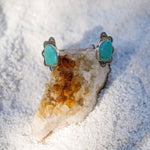 The Canyon Wrap Cuff in Tyrone Turquoise - Golden Road Crafted