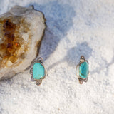 The Canyon Wrap Cuff in Tyrone Turquoise - Golden Road Crafted