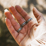 The Desert Compass Ring in Royston Turquoise (Size 8.5) - Golden Road Crafted