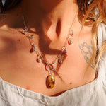 The Drippidy Drop Necklace in Hubei Turquoise - Golden Road Crafted