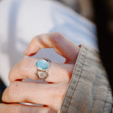 The Fancy Concho Ring (Size 6.5) - Golden Road Crafted