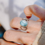 The Fancy Concho Ring (Size 6.5) - Golden Road Crafted