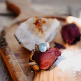 The Fancy Concho Ring (Size 6.5) - Golden Road Crafted