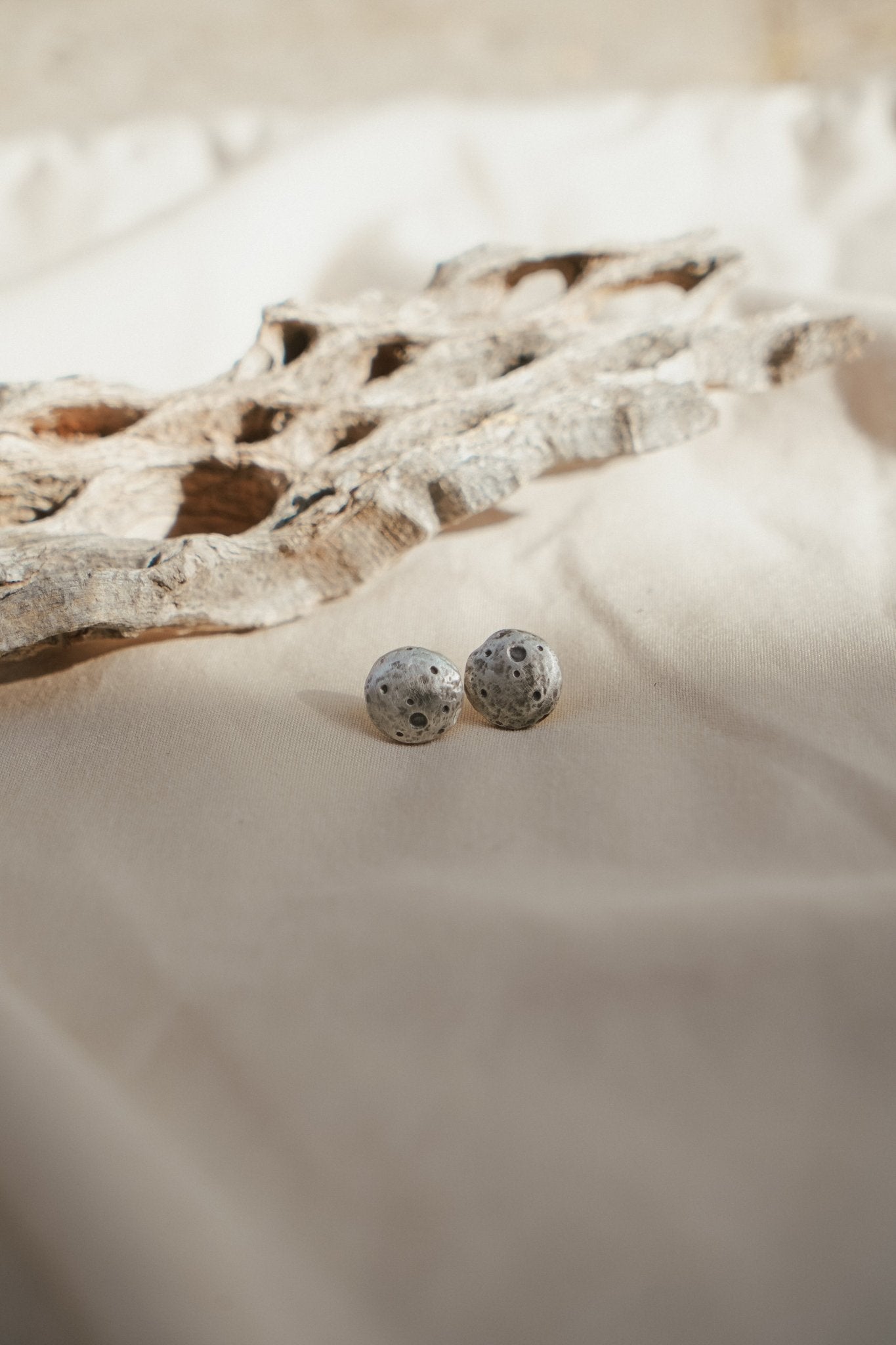 The Full Moon Studs - Golden Road Crafted