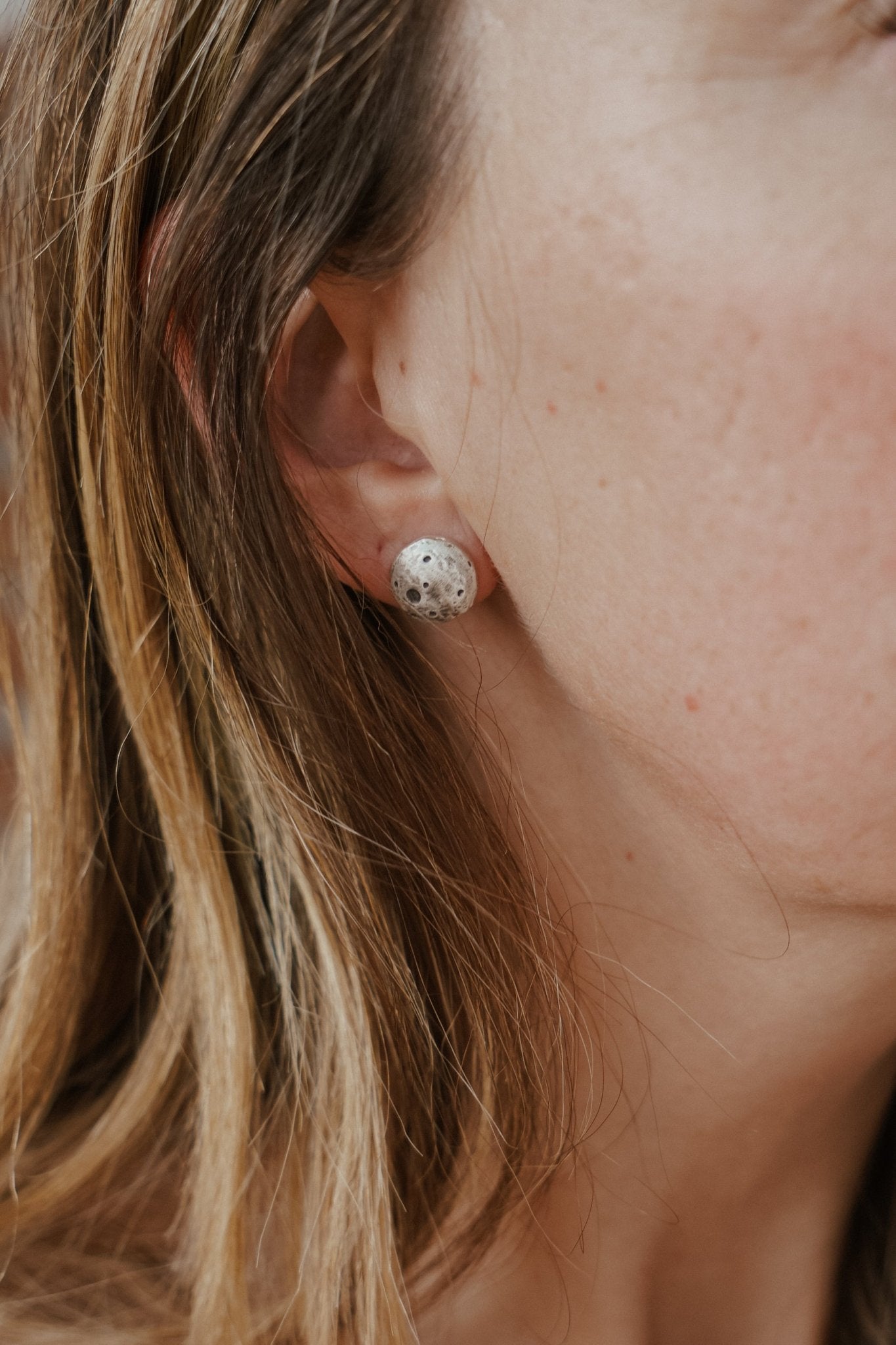 The Full Moon Studs - Golden Road Crafted