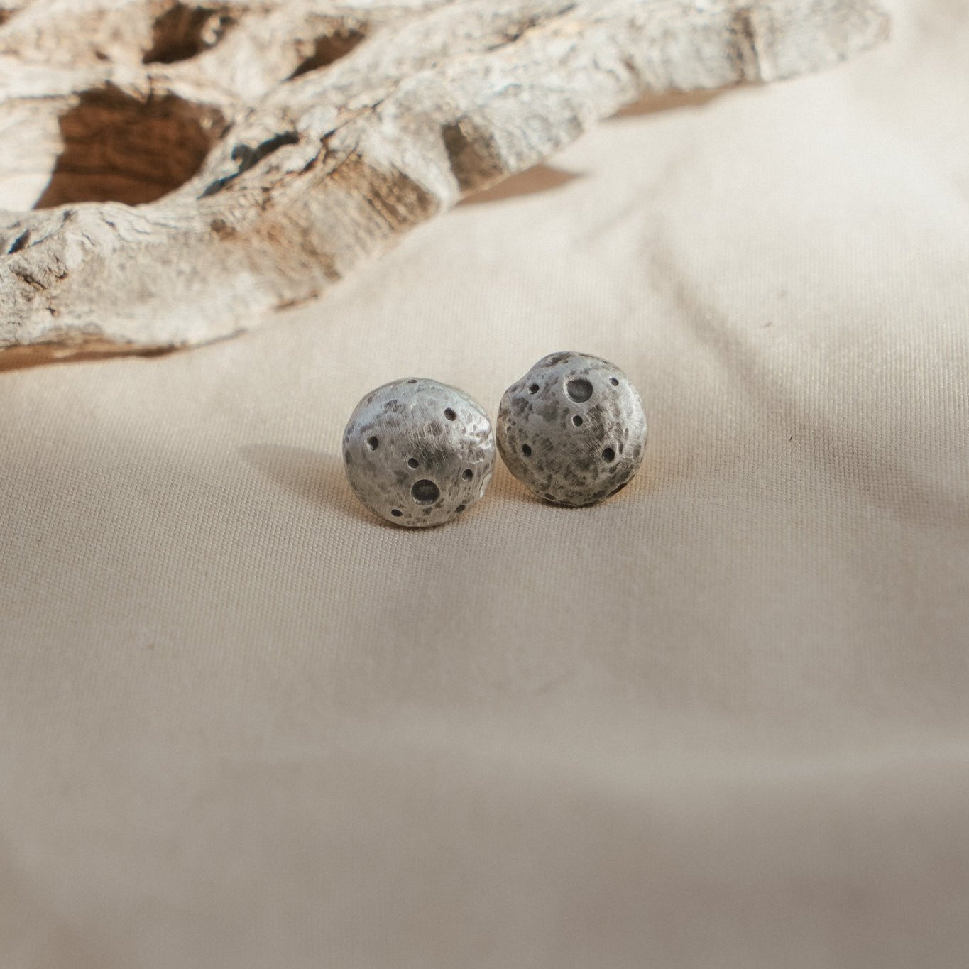 The Full Moon Studs - Golden Road Crafted