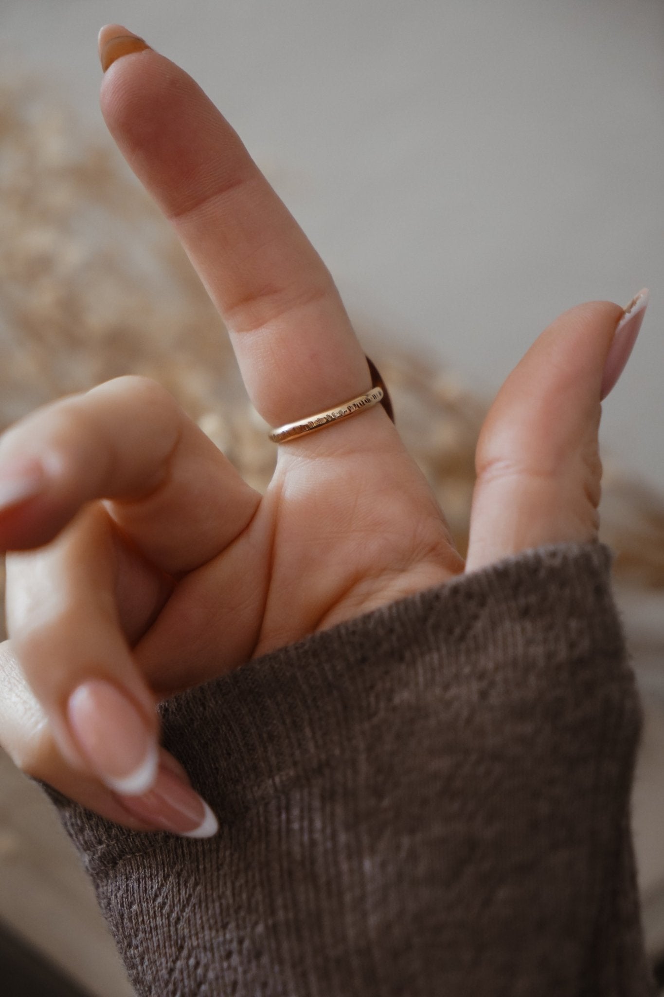 The Golden Star Concho Ring in Lone Mtn Turquoise (Choose your size) - Golden Road Crafted