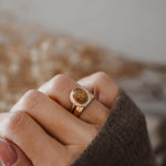 The Golden Sun Ring in Rutilated Quartz (Choose your size) - Golden Road Crafted