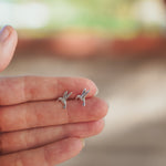 The Hummingbird Studs - Golden Road Crafted