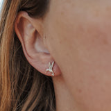 The Hummingbird Studs - Golden Road Crafted