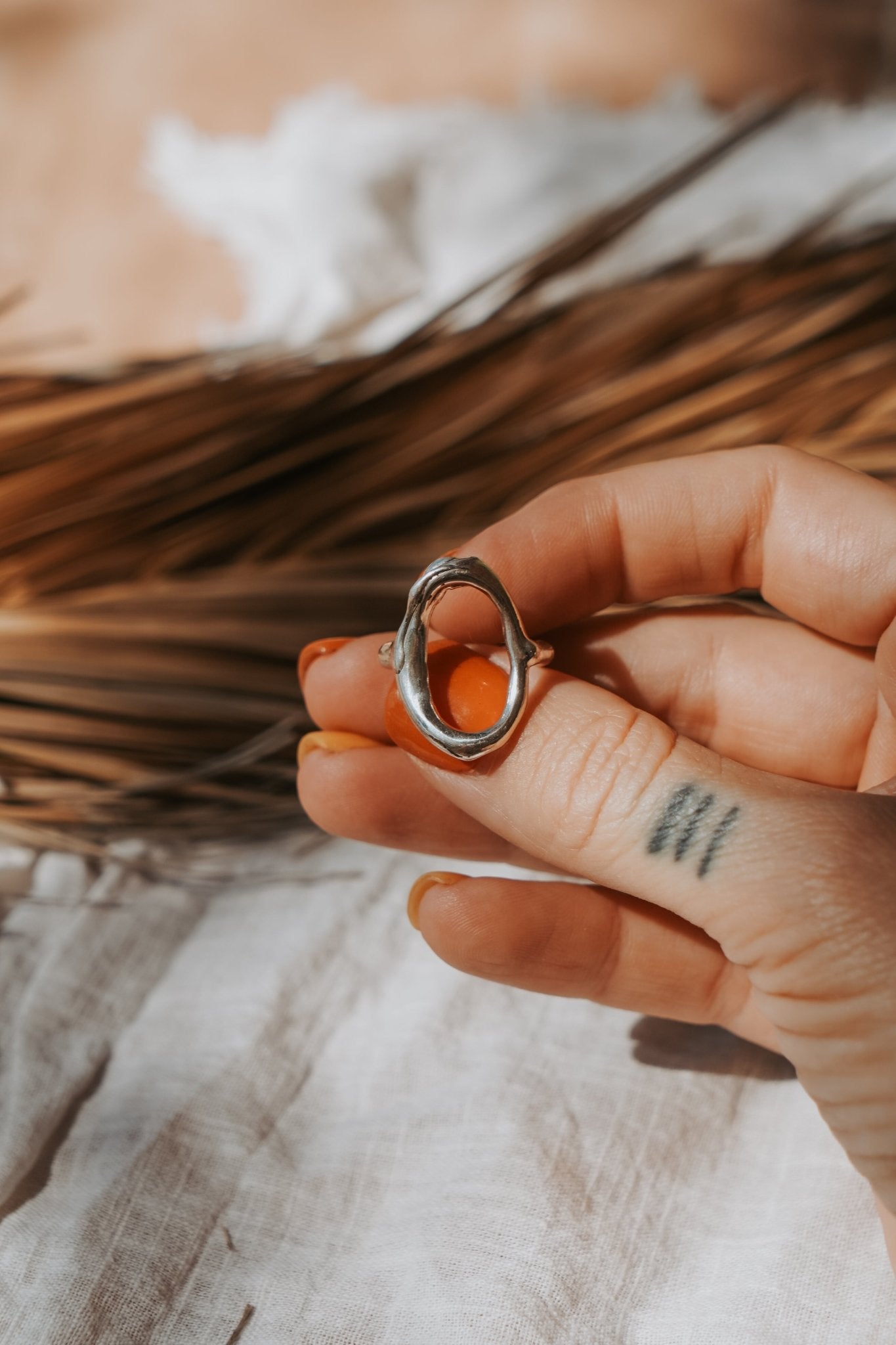 The Intueri Ring (Size 5.5) - Golden Road Crafted