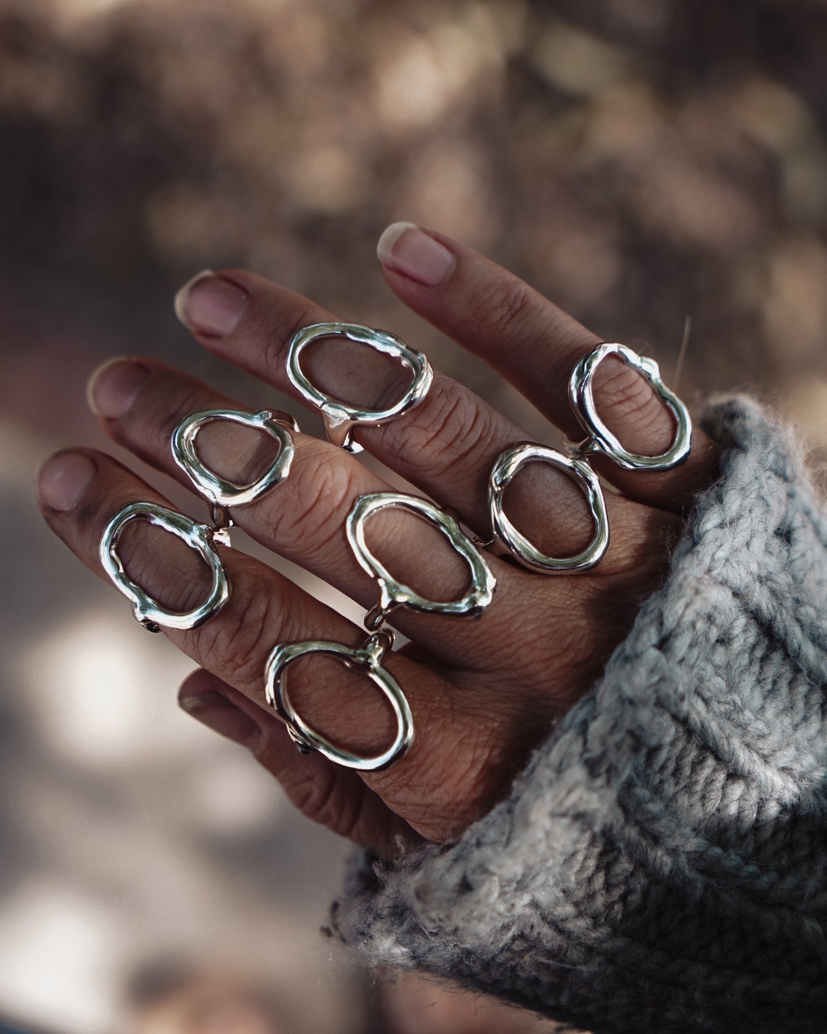 The Intueri Ring (Size 5.5) - Golden Road Crafted