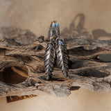 The Leaf Whisper Earrings - Golden Road Crafted