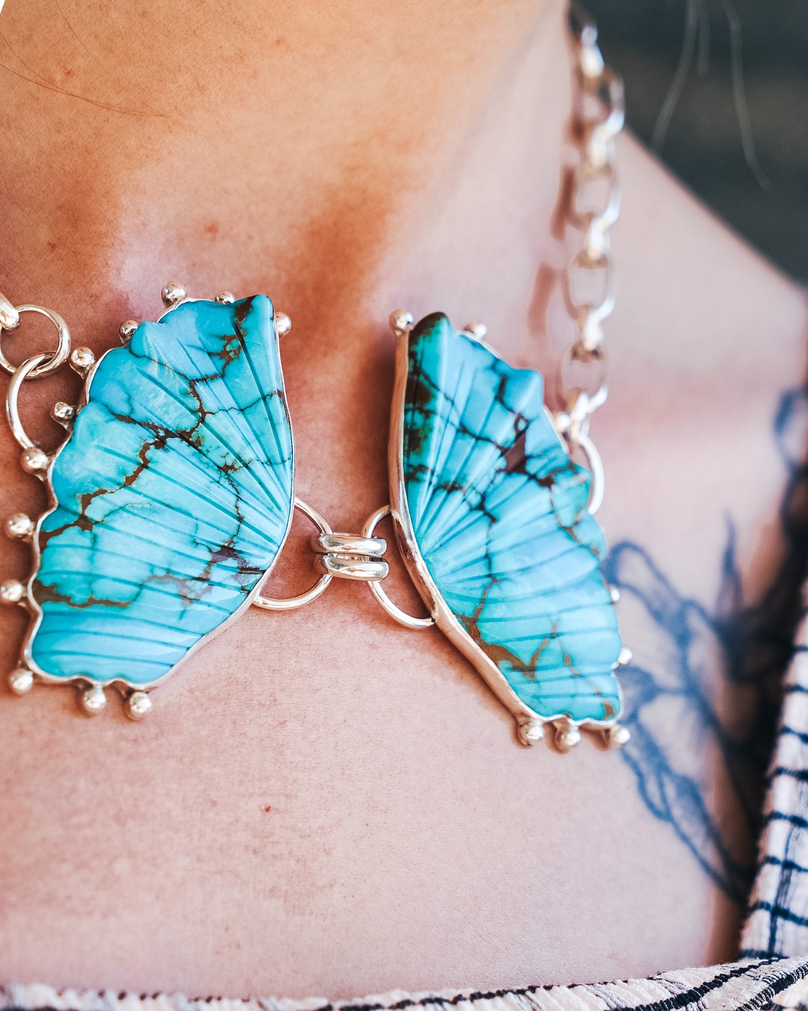 The Mariposa Necklace - Golden Road Crafted