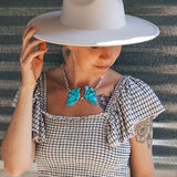 The Mariposa Necklace - Golden Road Crafted