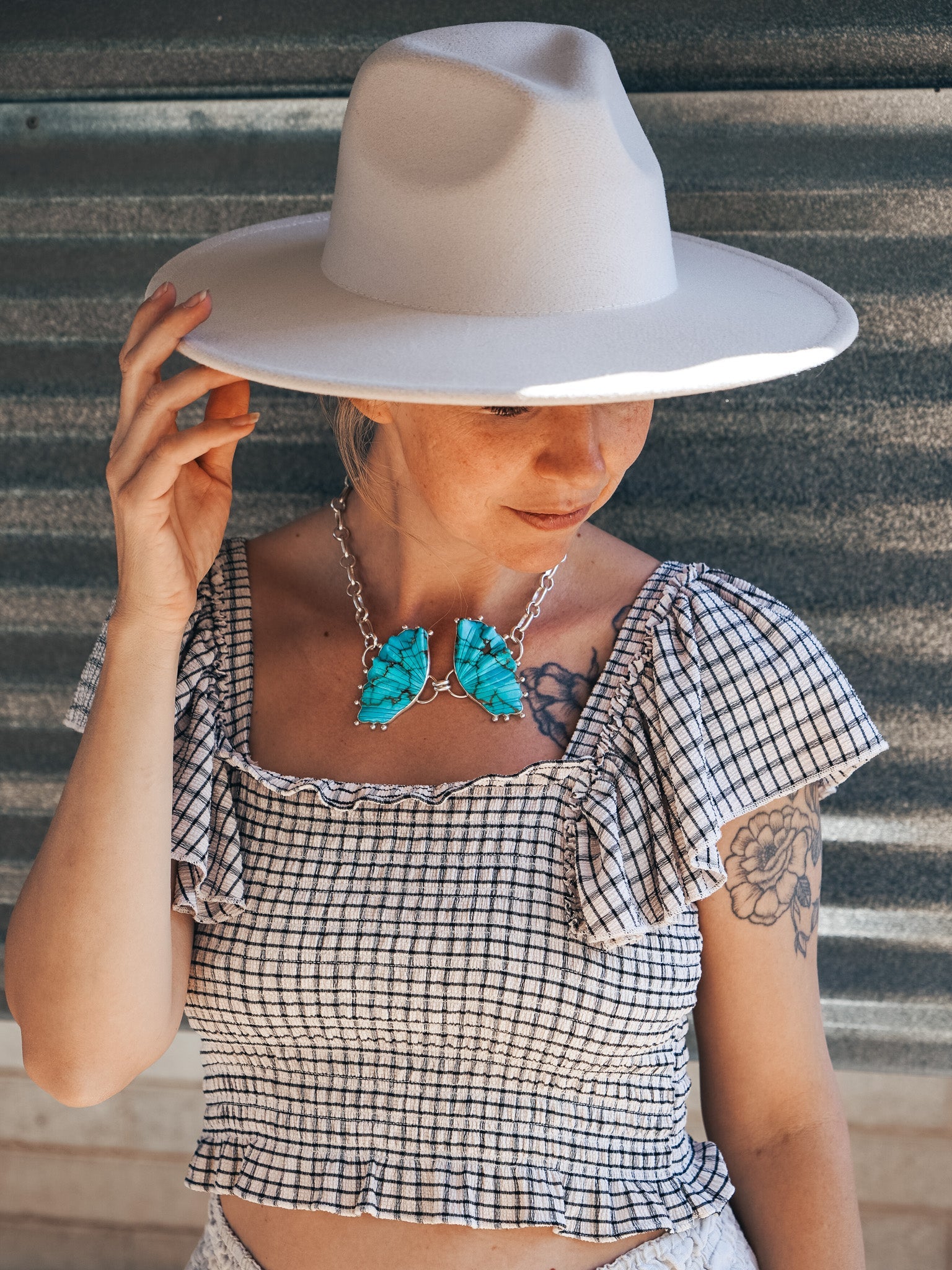 The Mariposa Necklace - Golden Road Crafted