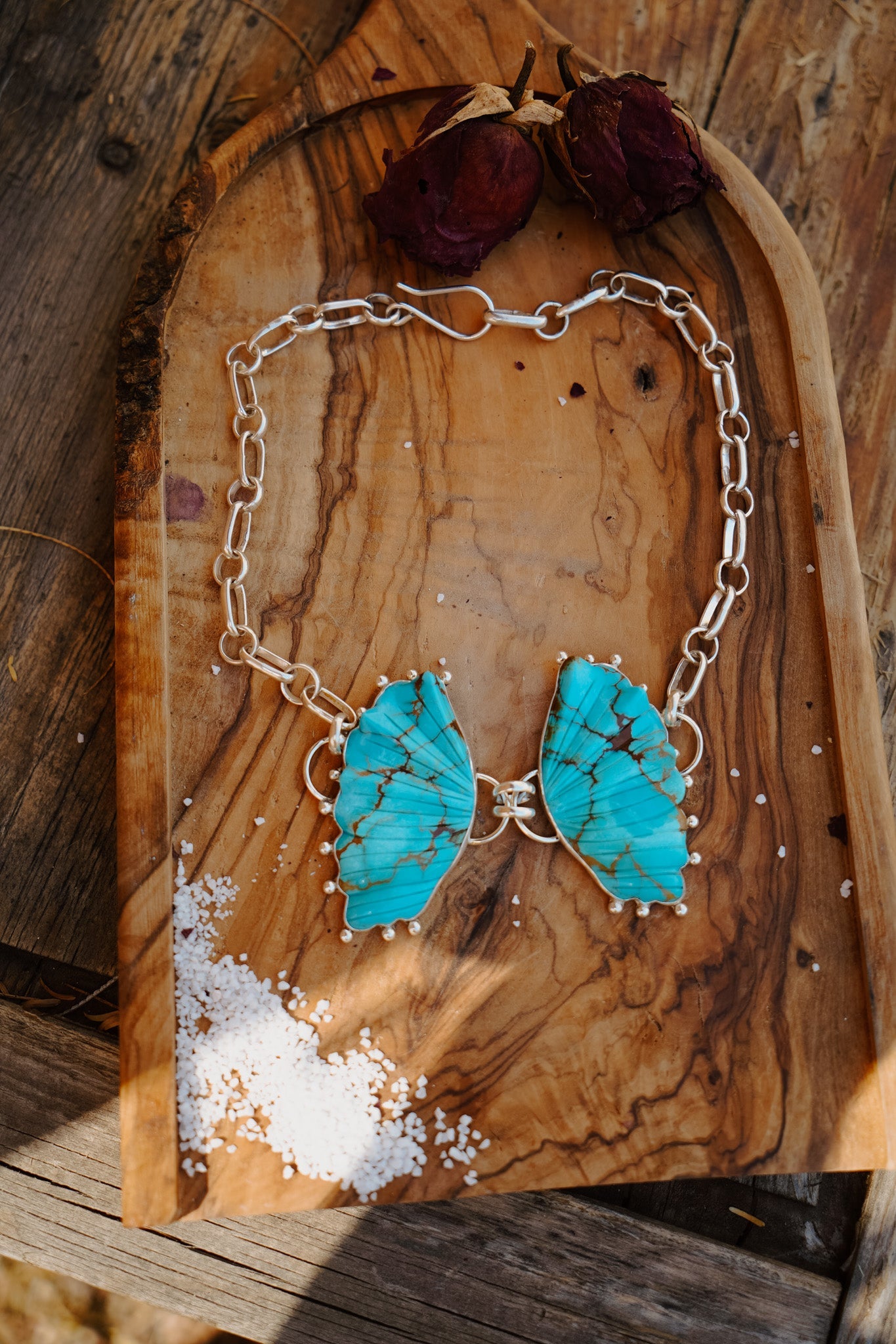 The Mariposa Necklace - Golden Road Crafted