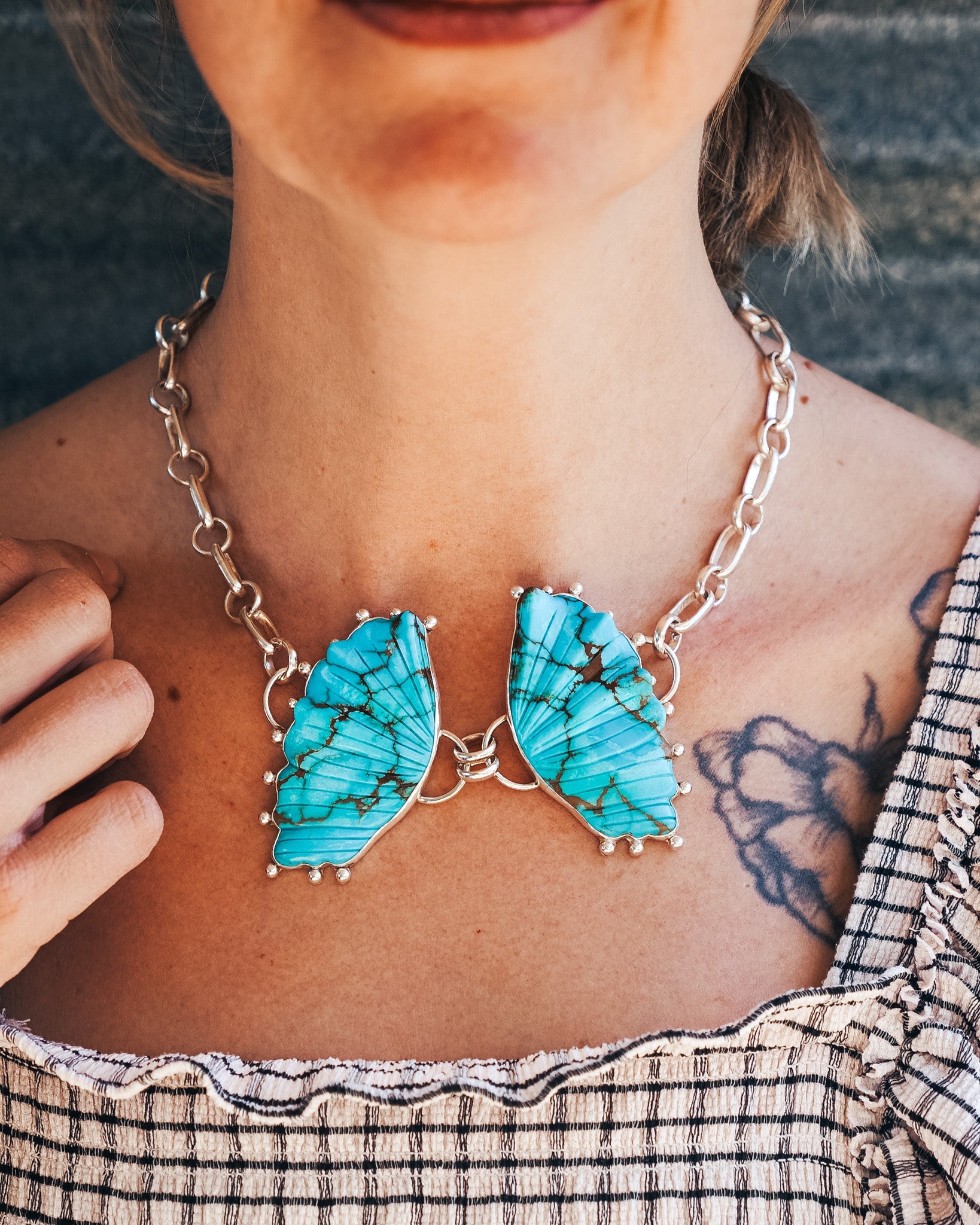 The Mariposa Necklace - Golden Road Crafted