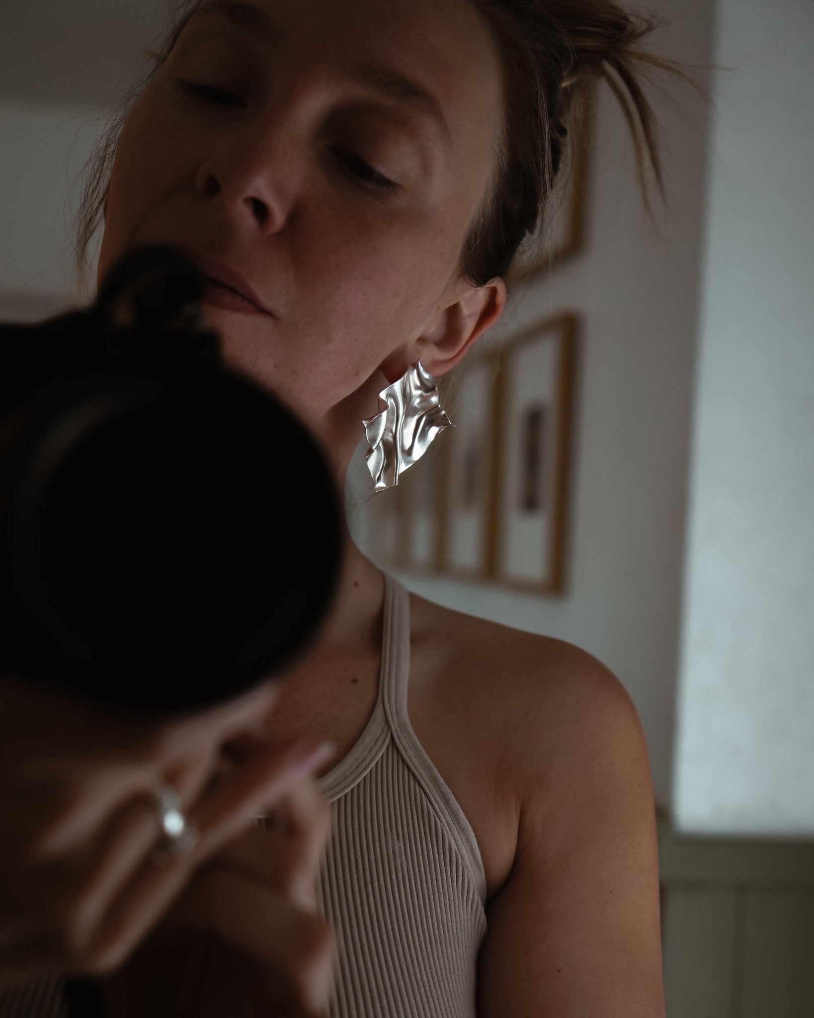 The Molten Muse Earrings Large - Golden Road Crafted