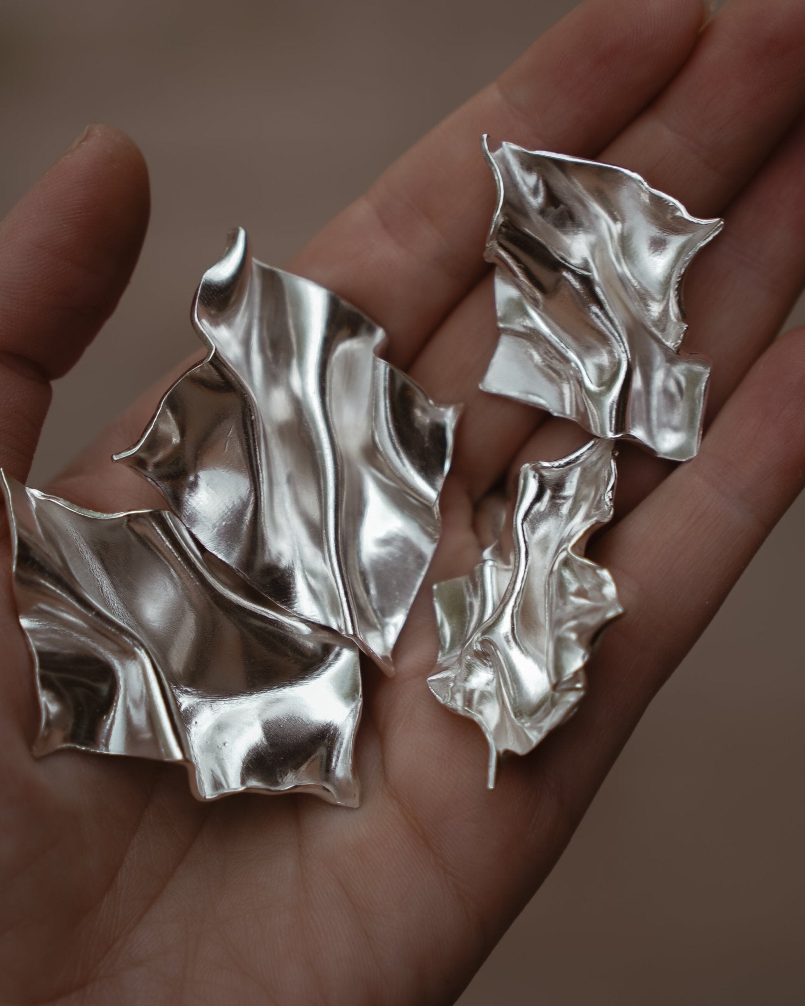 The Molten Muse Earrings Large - Golden Road Crafted