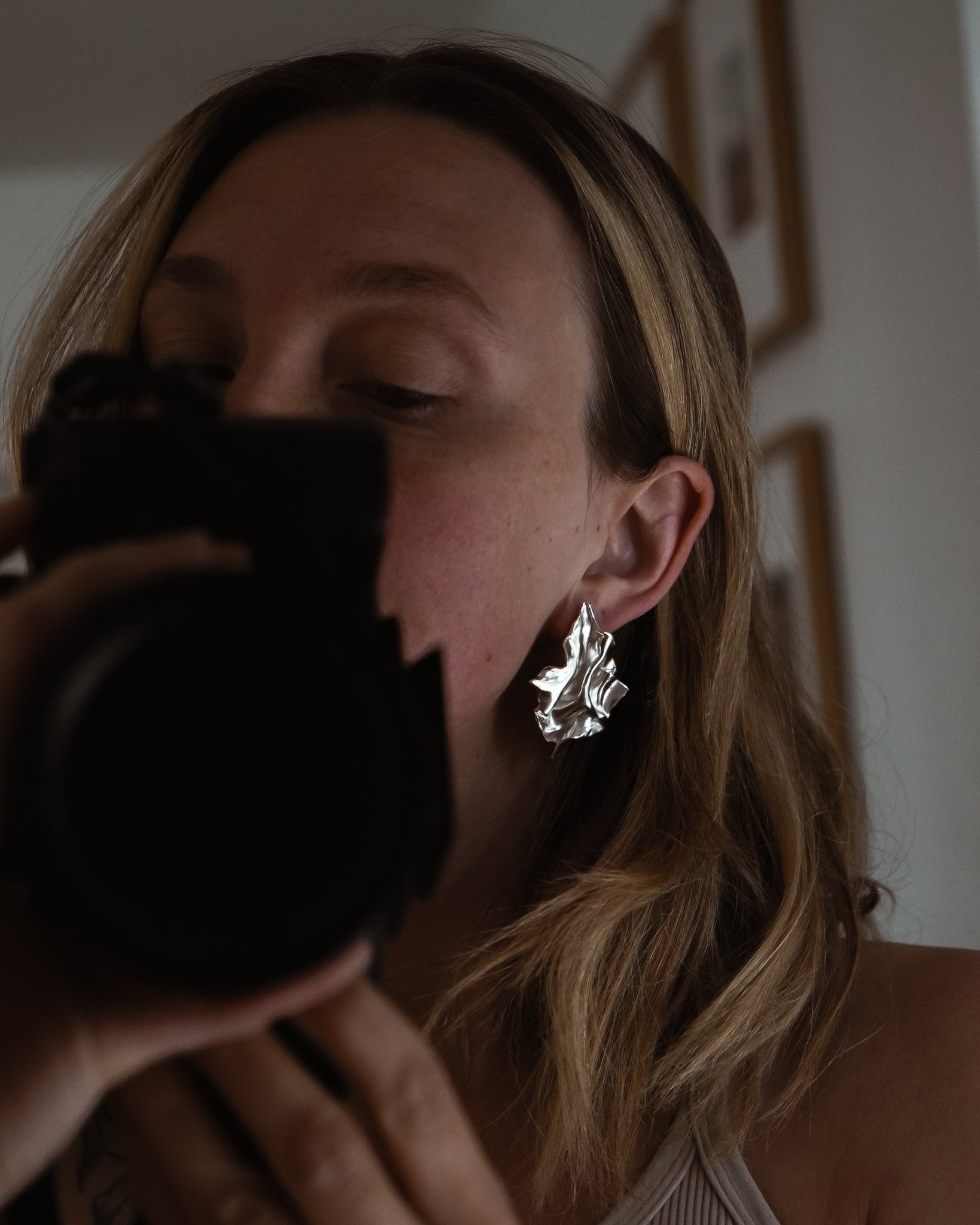The Molten Muse Earrings Small - Golden Road Crafted