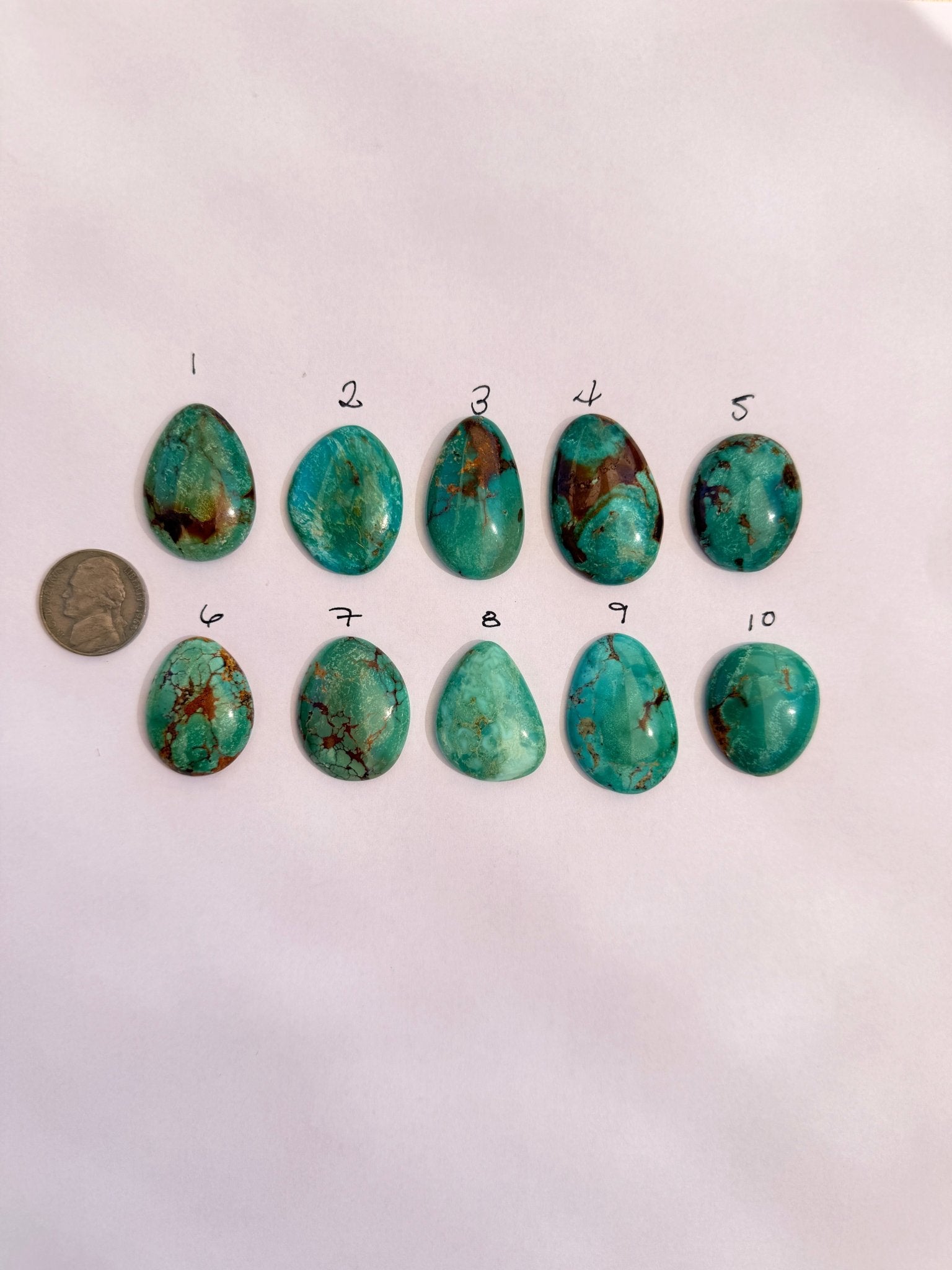 The Oasis Ring in Royston Turquoise (CHOOSE YOUR SIZE + STONE) - Golden Road Crafted