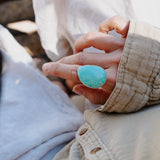 The Oasis Ring in Royston Turquoise (Size 9) - Golden Road Crafted