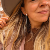 The Open Heart Earrings in Sterling Silver - Golden Road Crafted