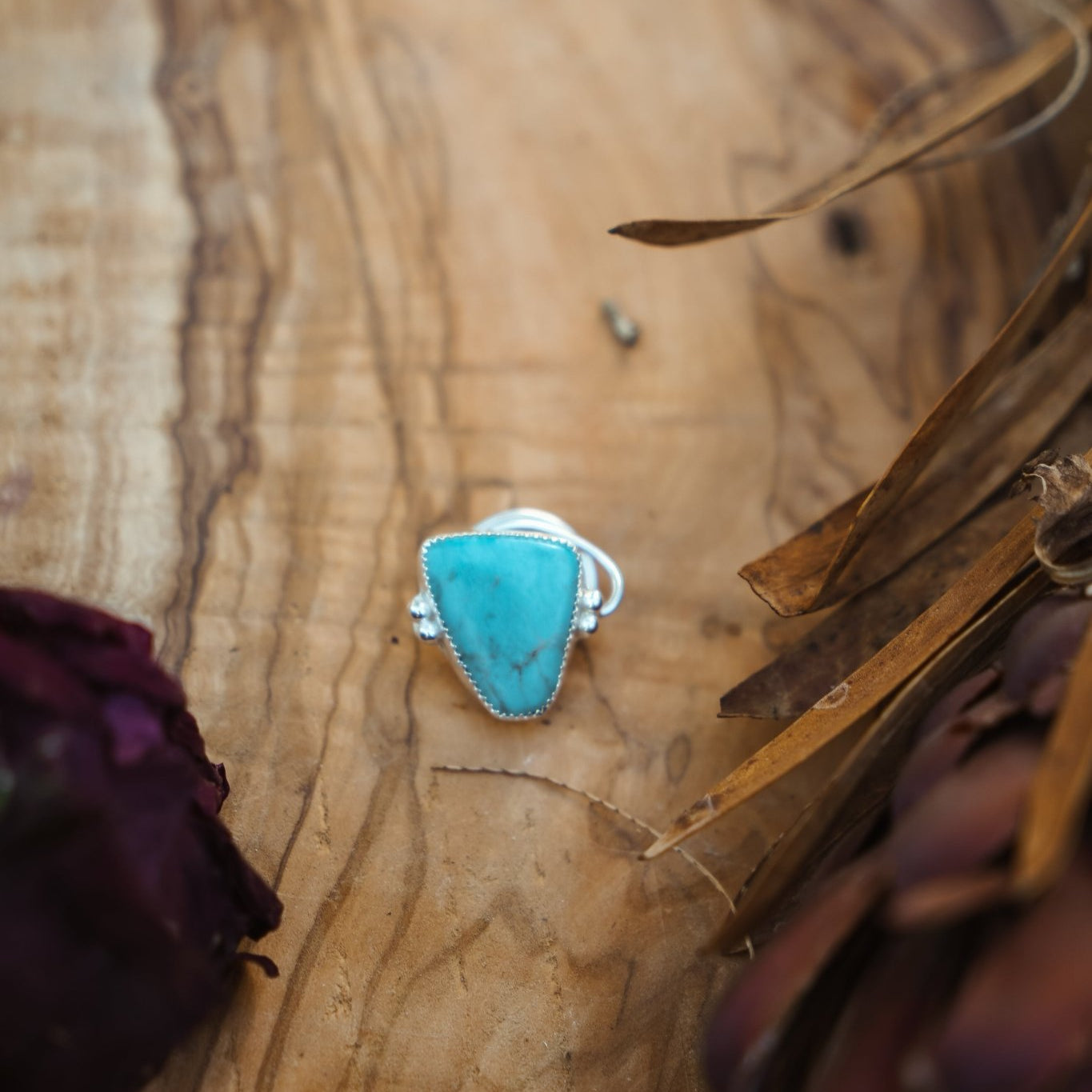 The Orbit Hair Twist in Tyrone Turquoise - Golden Road Crafted