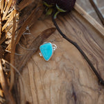 The Orbit Hair Twist in Tyrone Turquoise - Golden Road Crafted