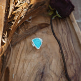 The Orbit Hair Twist in Tyrone Turquoise - Golden Road Crafted