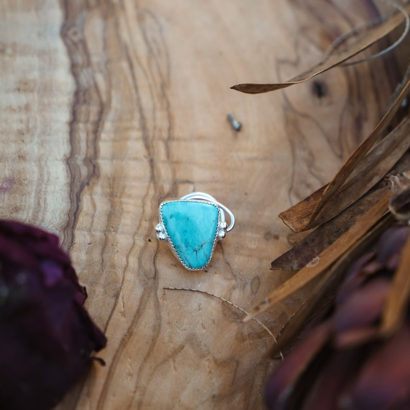 The Orbit Hair Twist in Tyrone Turquoise - Golden Road Crafted