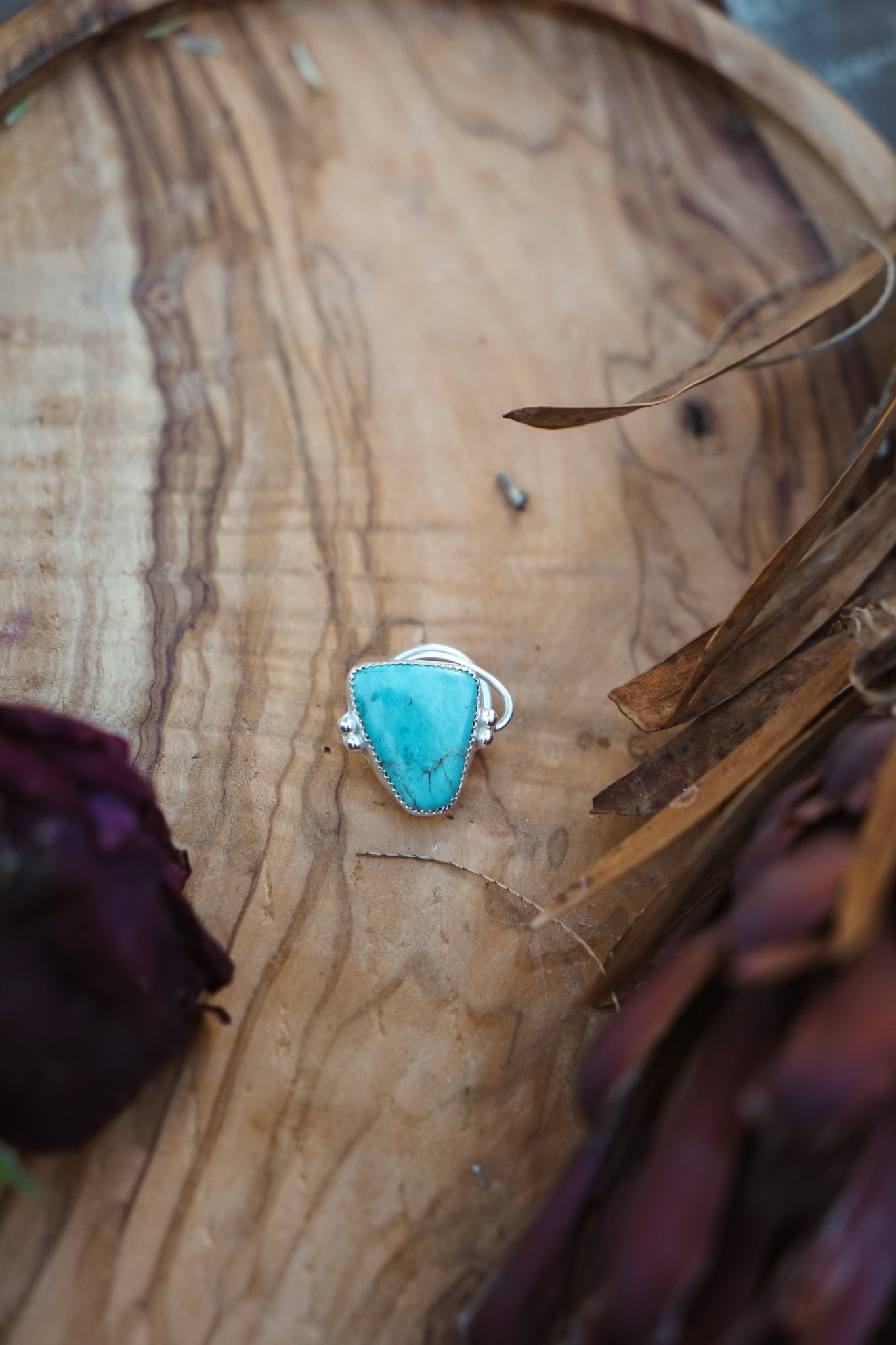 The Orbit Hair Twist in Tyrone Turquoise - Golden Road Crafted