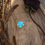 The Orbit Hair Twist in Tyrone Turquoise - Golden Road Crafted