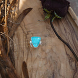 The Orbit Hair Twist in Tyrone Turquoise - Golden Road Crafted