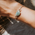 The Out West Adjustable Bracelet in Sandhill Turquoise - Golden Road Crafted