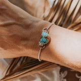 The Out West Adjustable Bracelet in Sandhill Turquoise - Golden Road Crafted