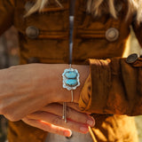 The Out West Bracelet in Golden Hills Turquoise - Golden Road Crafted
