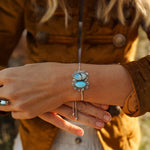 The Out West Bracelet in Golden Hills Turquoise - Golden Road Crafted