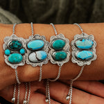 The Out West Bracelet in Golden Hills Turquoise - Golden Road Crafted