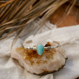 The Passenger Stacking Cuff in Golden Hills Turquiose - Golden Road Crafted