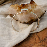 The Passenger Stacking Cuff in Larimar - Golden Road Crafted