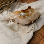 The Passenger Stacking Cuff in Larimar - Golden Road Crafted