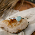 The Passenger Stacking Cuff in Larimar - Golden Road Crafted